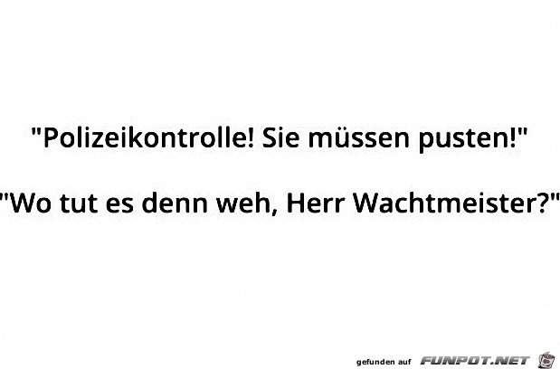 Polizeikontrolle... Polizeikontrolle...