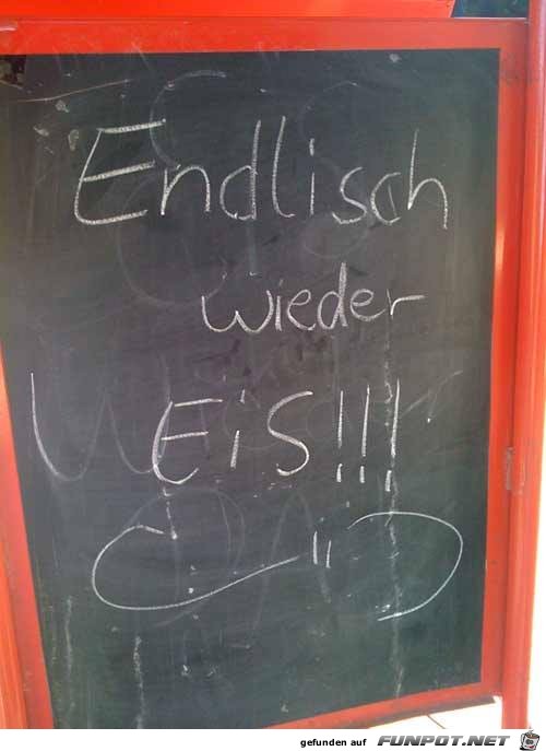 endlisch wieder eis