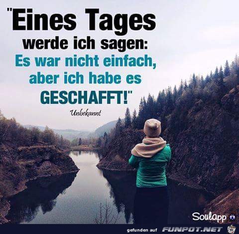 eines Tages