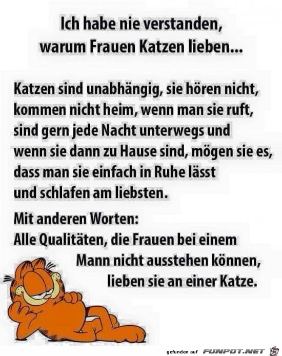 warum Frauen Katzen lieben