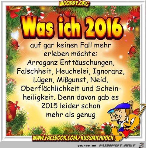 Was ich 2016 Was ich 2016