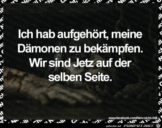 Ich hab aufgehört... Ich hab aufgehört...