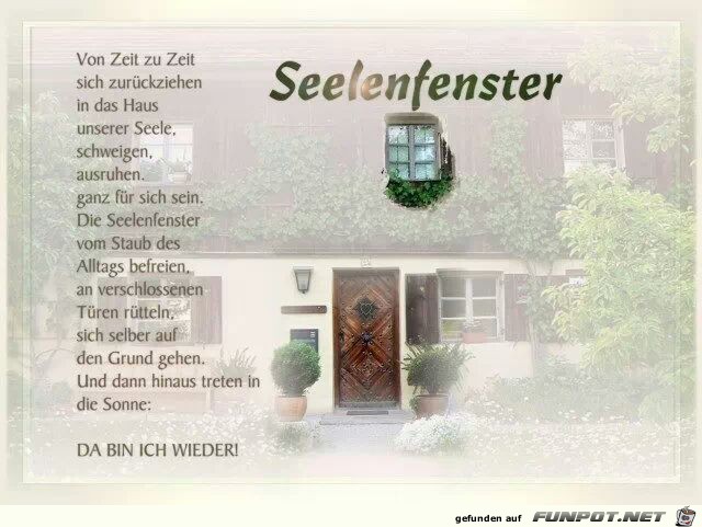 Seelenfenster...