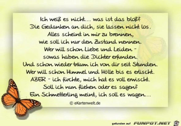 Gedanken an dich