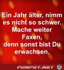 1 Jahr aelter 1 Jahr aelter
