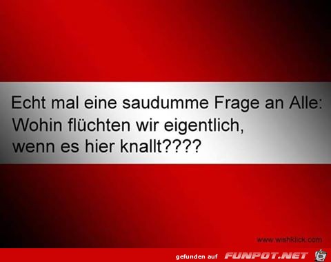 Mal dumme Frage