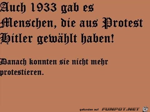 Auch 1933 gab es Menschen