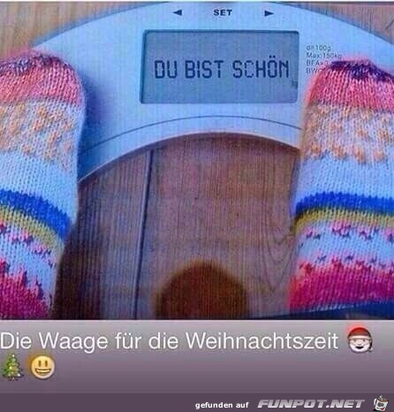 Weihnachts-Waage