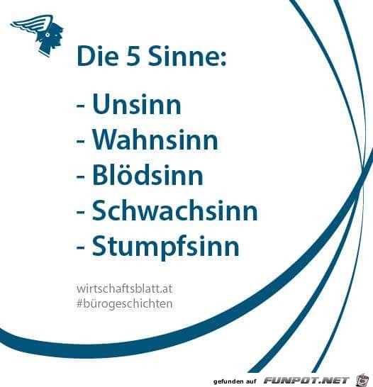 Die 5 Sinne