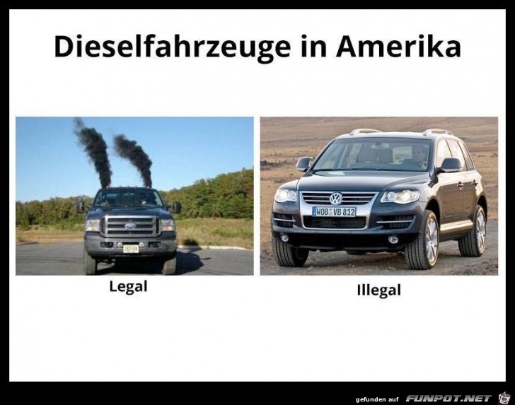 Dieselfahrzeuge in Amerika