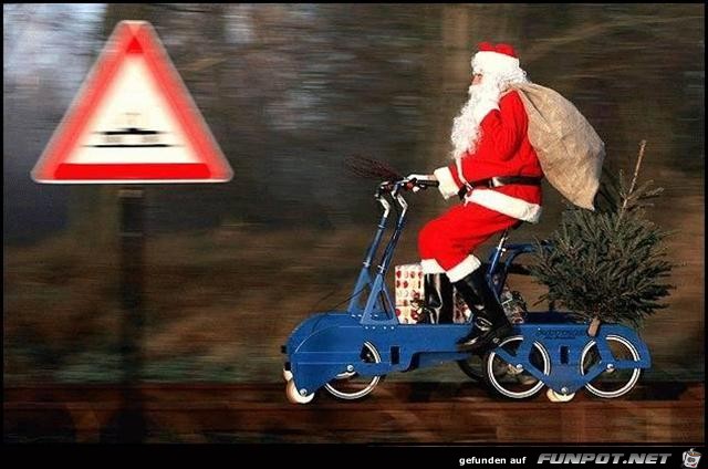 Moderner Weihnachtsmann Moderner Weihnachtsmann