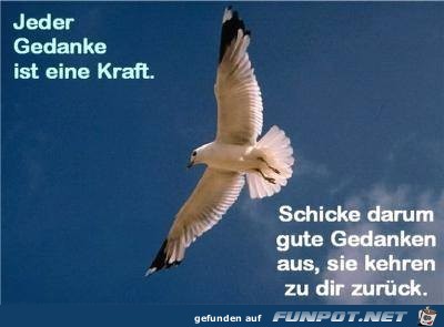 JEDER GEDANKE IST EINE KRAFT JEDER GEDANKE IST EINE KRAFT