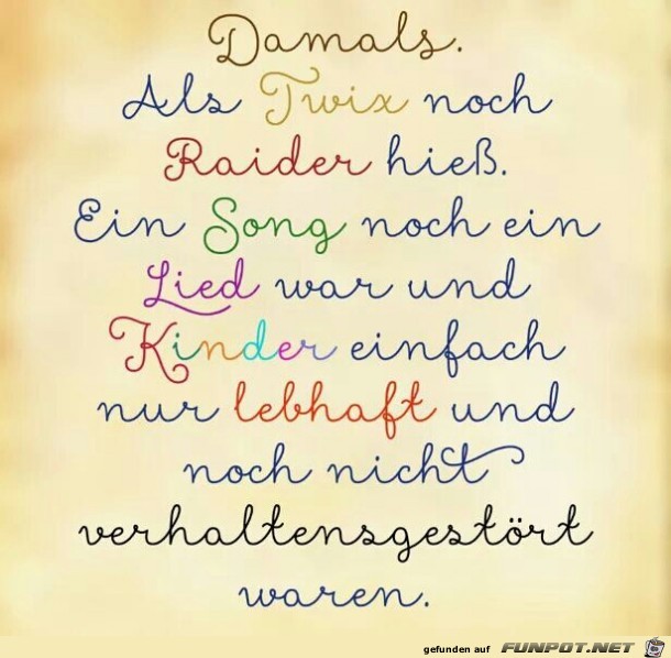 damals damals
