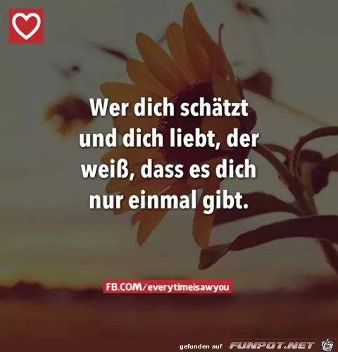 nur einmal