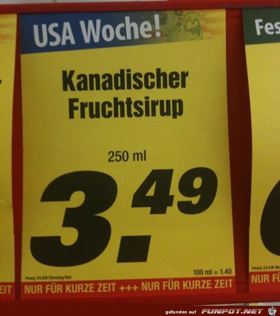 USA-Woche jetzt auch mit Kanada