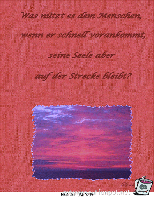 was nuetzt es dem Menschen was nuetzt es dem Menschen
