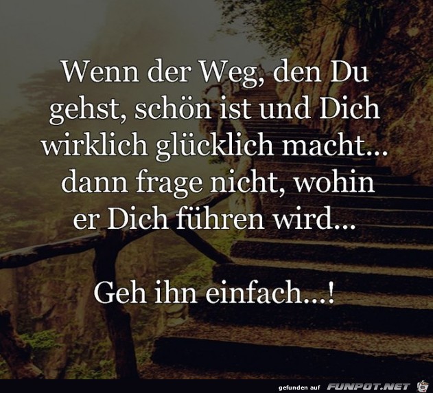 wenn der Weg