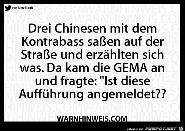 Drei chinesen mit dem Kontrabass