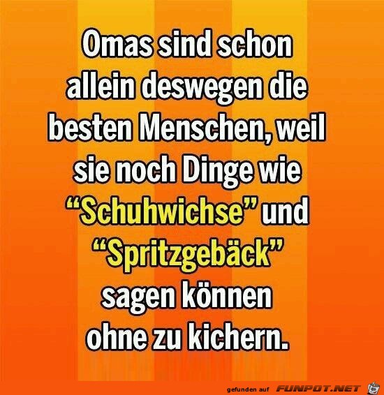 Omas sind die besten