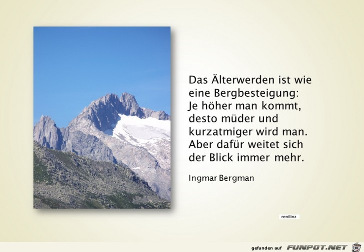 Das Aelterwerden ist Das Aelterwerden ist