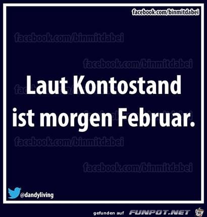 mein Kontostand