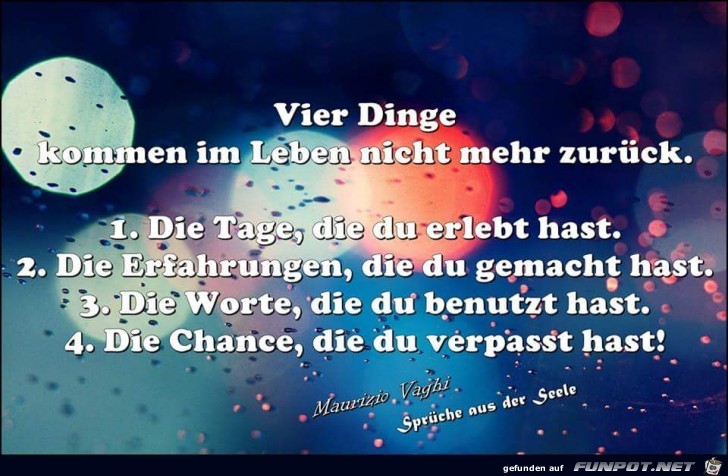 Vier Dinge