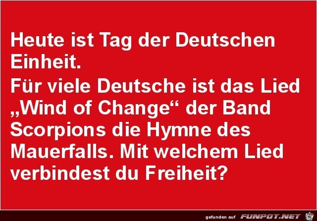 der Tag der der Tag der
