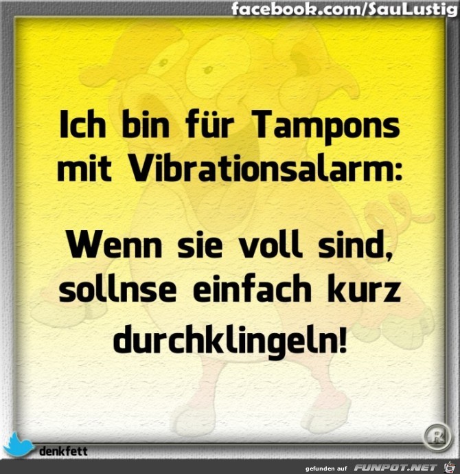  Tampons mit Vibrationsallarm