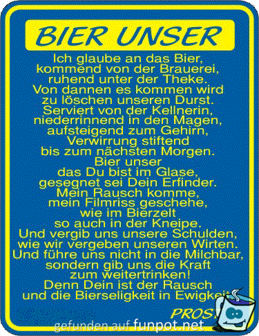 Bier unser Bier unser