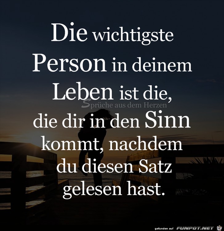 Die wichtigste Person Die wichtigste Person