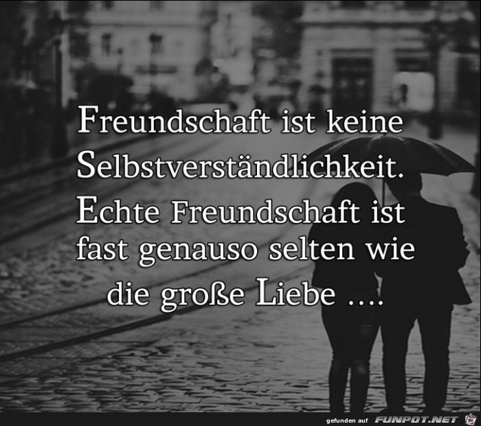 Freundschaft ist keine