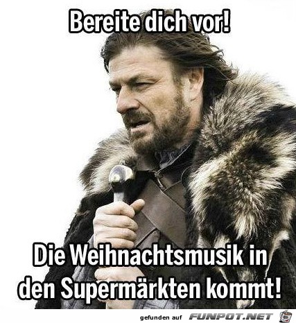 bereite dich vor!