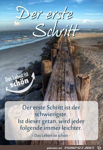 der erste schritt