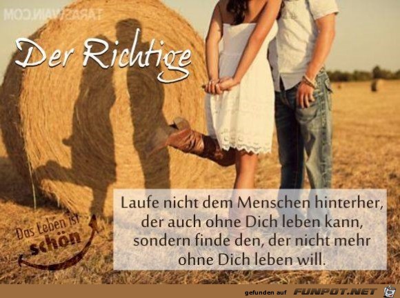 der Richtige