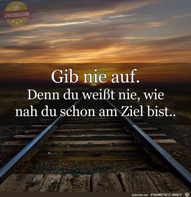 Gib nie auf Gib nie auf