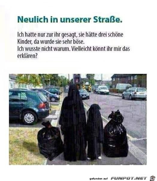 neulich in unserer Strasse