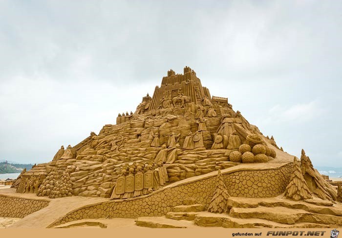 Sand Skulptur von Vancouver