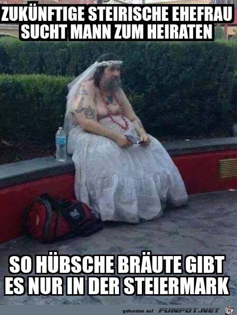 So huebsche Braut