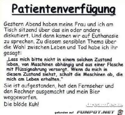 Patientenverfuegung