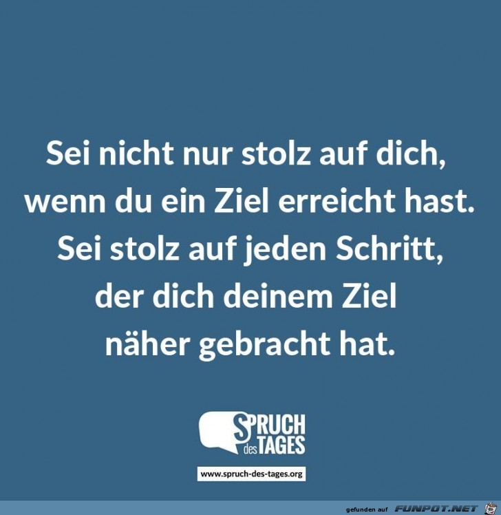 stolz auf dich