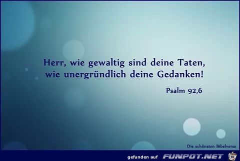 Psalm 92 6