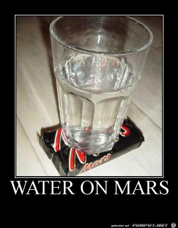 die Sensation: es wurde Wasser auf dem Mars entdeckt!