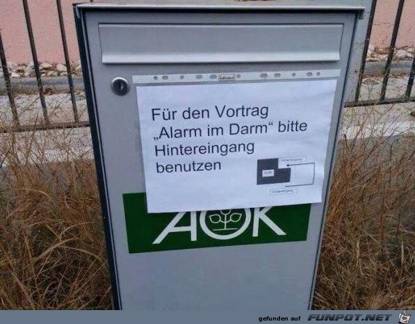 Für den Vortrag Für den Vortrag