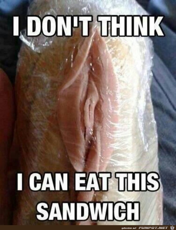 Ich denke, dass ich diese Sandwich... 