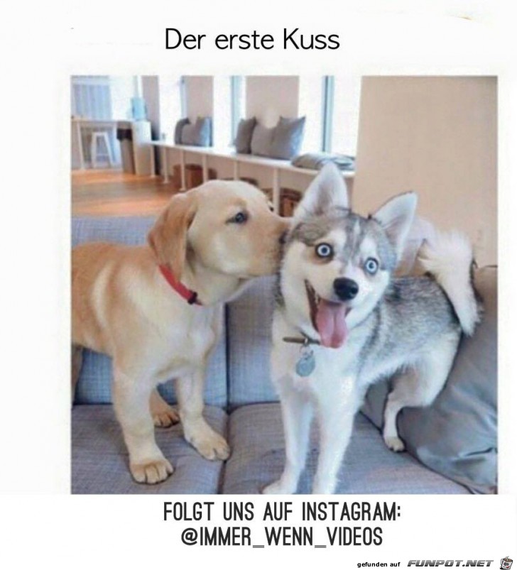 Der erste Kuss