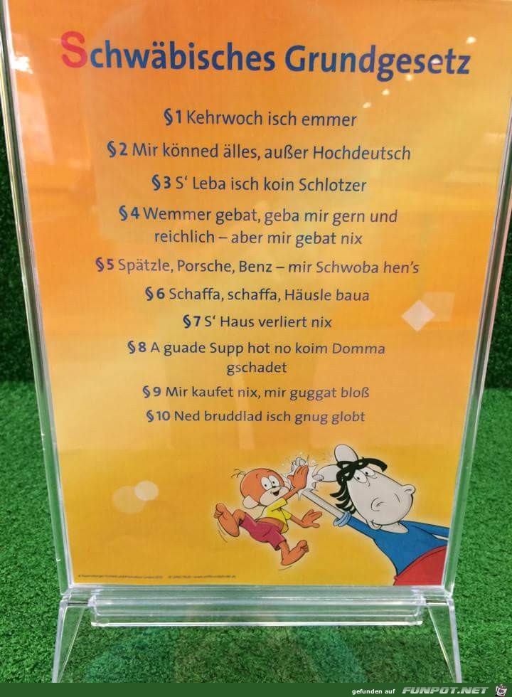 Schwäbisches Grundgesetz Schwäbisches Grundgesetz