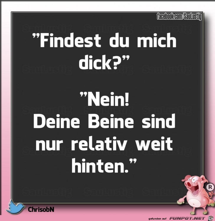 Findest Du mich dick Findest Du mich dick