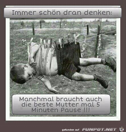 Immer schoen dran denken