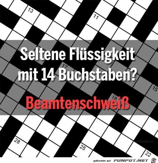 seltene Fluessigkeit