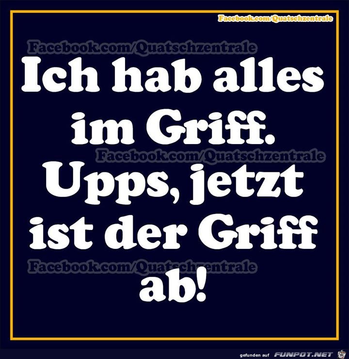 Alles im Griff